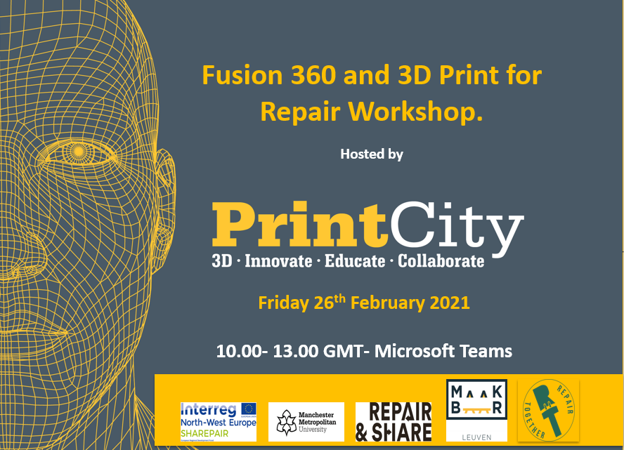 3D printing repair (online - 26 Feb - Events - The Restarters Community
