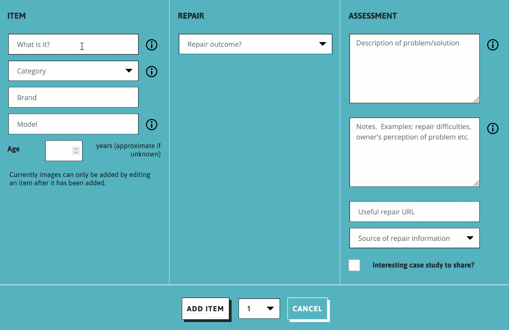 New data entry method